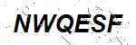 CAPTCHA verification image containing distorted text characters
