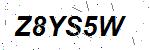 CAPTCHA verification image containing distorted text characters