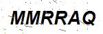 CAPTCHA verification image containing distorted text characters