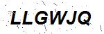 CAPTCHA verification image containing distorted text characters