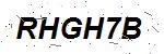 CAPTCHA verification image containing distorted text characters