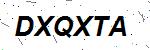 CAPTCHA verification image containing distorted text characters