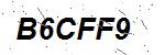 CAPTCHA verification image containing distorted text characters
