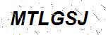 CAPTCHA verification image containing distorted text characters