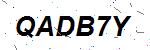 CAPTCHA verification image containing distorted text characters
