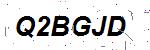 CAPTCHA verification image containing distorted text characters