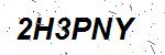 CAPTCHA verification image containing distorted text characters