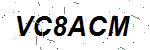 CAPTCHA verification image containing distorted text characters