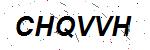 CAPTCHA verification image containing distorted text characters