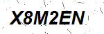 CAPTCHA verification image containing distorted text characters