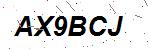 CAPTCHA verification image containing distorted text characters
