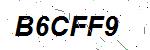 CAPTCHA verification image containing distorted text characters