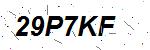 CAPTCHA verification image containing distorted text characters