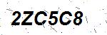 CAPTCHA verification image containing distorted text characters