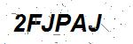 CAPTCHA verification image containing distorted text characters