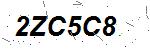 CAPTCHA verification image containing distorted text characters