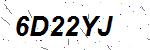 CAPTCHA verification image containing distorted text characters