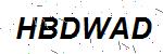 CAPTCHA verification image containing distorted text characters