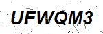 CAPTCHA verification image containing distorted text characters