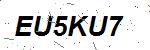 CAPTCHA verification image containing distorted text characters