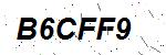 CAPTCHA verification image containing distorted text characters