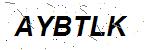 CAPTCHA verification image containing distorted text characters