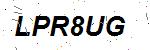 CAPTCHA verification image containing distorted text characters