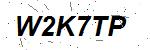 CAPTCHA verification image containing distorted text characters