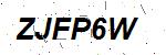 CAPTCHA verification image containing distorted text characters