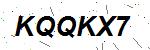 CAPTCHA verification image containing distorted text characters