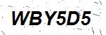 CAPTCHA verification image containing distorted text characters