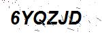 CAPTCHA verification image containing distorted text characters