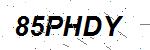 CAPTCHA verification image containing distorted text characters