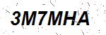 CAPTCHA verification image containing distorted text characters