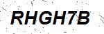 CAPTCHA verification image containing distorted text characters