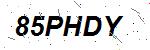 CAPTCHA verification image containing distorted text characters
