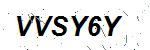 CAPTCHA verification image containing distorted text characters