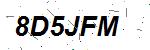 CAPTCHA verification image containing distorted text characters