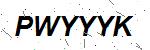 CAPTCHA verification image containing distorted text characters