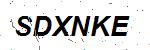 CAPTCHA verification image containing distorted text characters