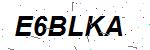 CAPTCHA verification image containing distorted text characters