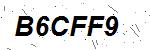 CAPTCHA verification image containing distorted text characters