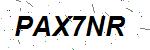 CAPTCHA verification image containing distorted text characters
