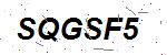 CAPTCHA verification image containing distorted text characters