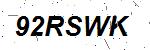 CAPTCHA verification image containing distorted text characters