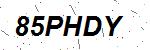 CAPTCHA verification image containing distorted text characters
