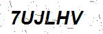 CAPTCHA verification image containing distorted text characters