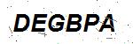 CAPTCHA verification image containing distorted text characters