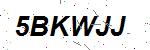 CAPTCHA verification image containing distorted text characters