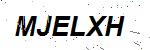 CAPTCHA verification image containing distorted text characters
